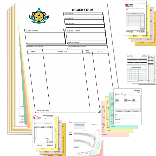 4 Part Carbonless Forms