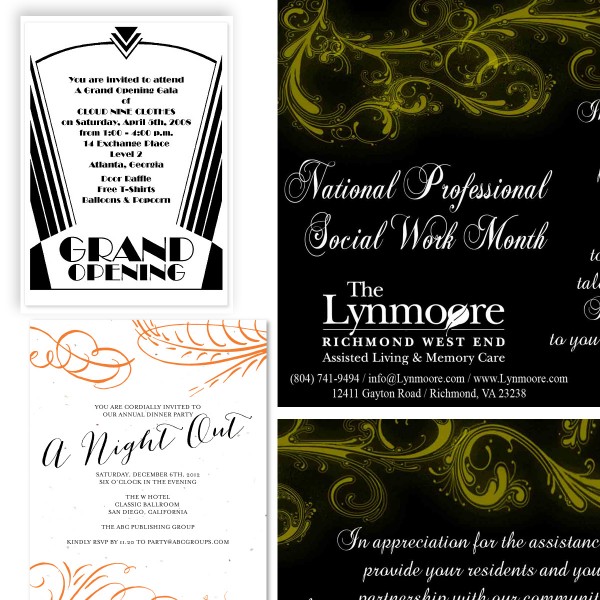 Business Invitations