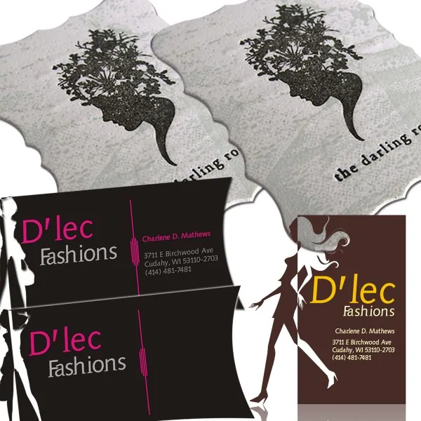 Business card stock samples