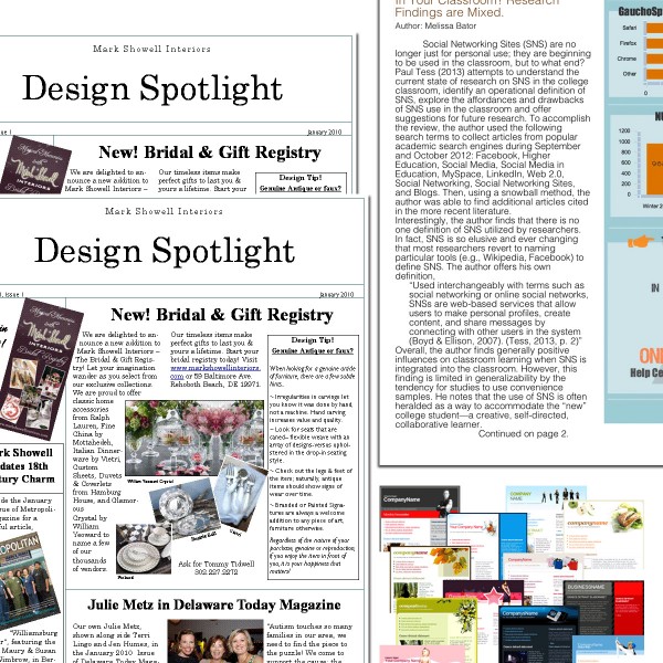 Custom Newsletters
