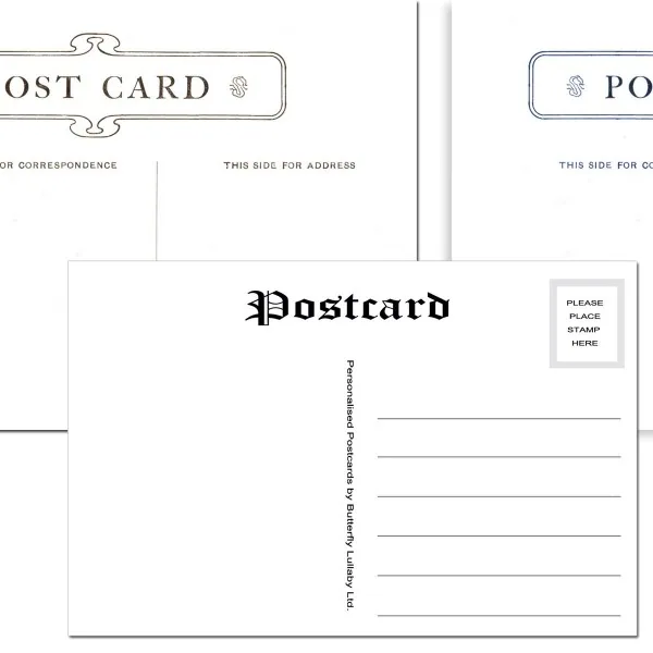 Flat Post Cards view 2