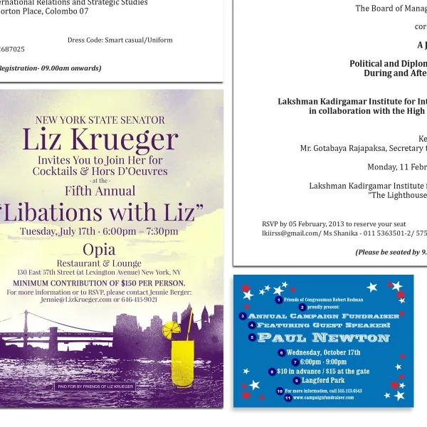 Political Invitations view 3