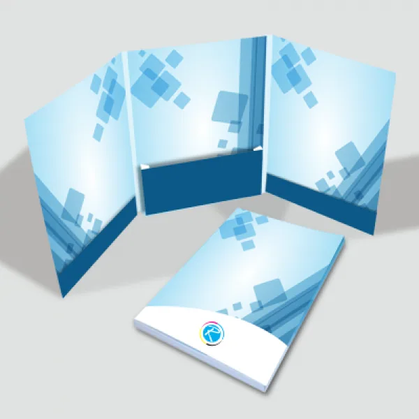 Tri Panel Folders view 2